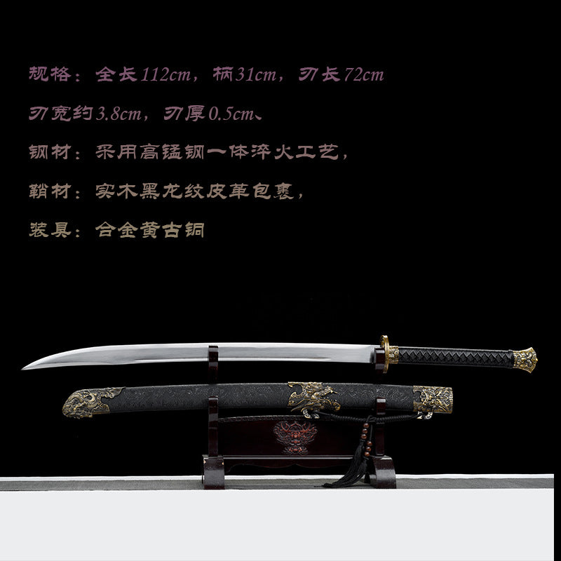 Hand-Painted Classical Dragon Knife Series  5-Color Collection (Black / Blue / Crimson / Ink-Slash / Yanling)  Patented Design | Customizable Gift Knife