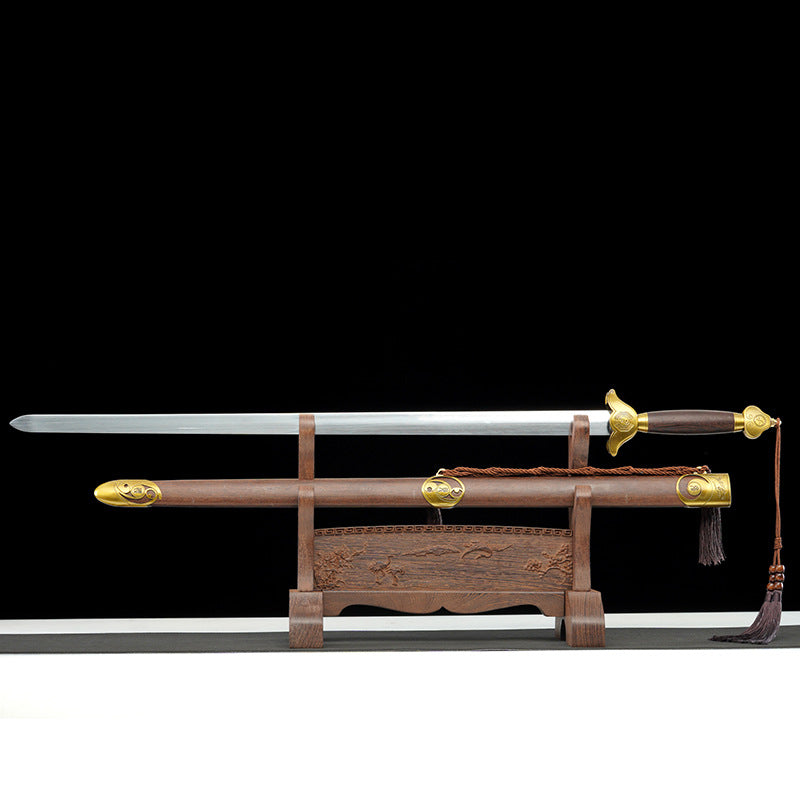 Chinese Style Metal Decorative Sword  "Fire Dragon" | Carved | Two Packaging Options | Gift Item