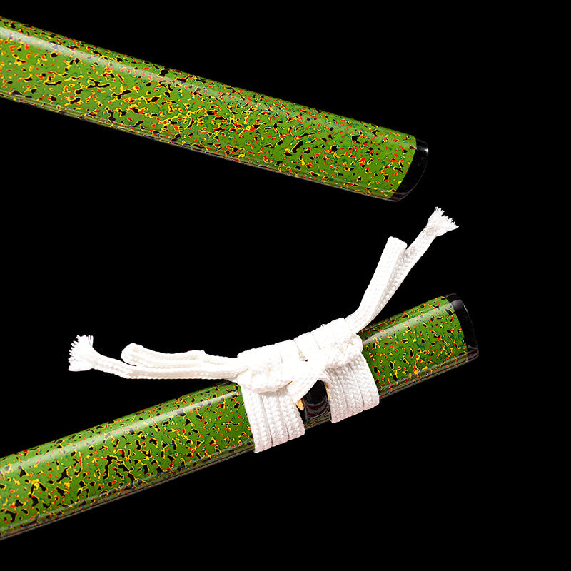 Japanese Hand-Painted Folding Knife ("Lu Qianqiu" Evergreen Edition)  Patented Design | Customizable Gift Knife