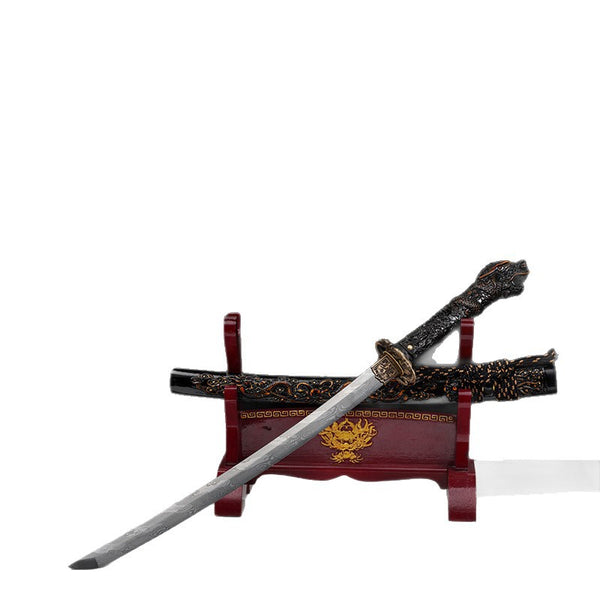 Japanese Hand-Painted Folding Knife ("Doulong" Dragon-Fighter Edition)  Patented Design | Customizable Gift Knife