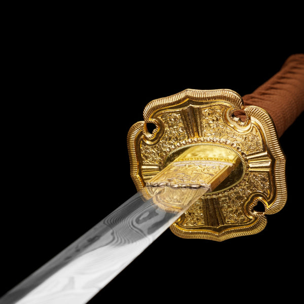 Japanese Hand-Painted Folding Knife ("Jinxiu" Gold-Embroidery Edition)  Patented Design | Customizable Gift Knife