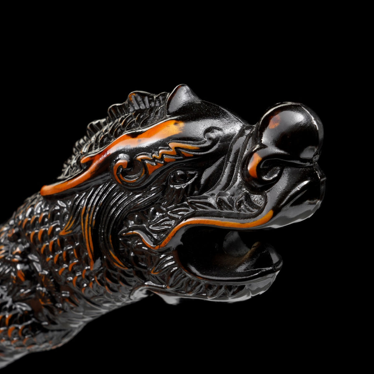 Japanese Hand-Painted Folding Knife ("Doulong" Dragon-Fighter Edition)  Patented Design | Customizable Gift Knife