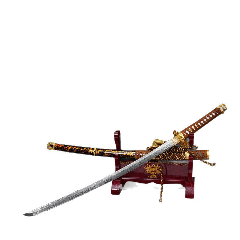 Japanese Hand-Painted Folding Knife ("Jinxiu" Gold-Embroidery Edition)  Patented Design | Customizable Gift Knife