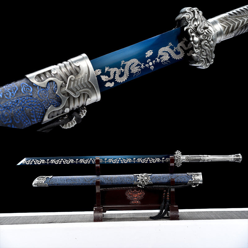 assical Hand-Painted Dragon Knife Series  4-Color Collection (Moon Dragon / Sky Dragon Slash / Black Gold Sky Dragon / Dragon Sweeps Thousand Troops)  Patented Design | Customizable Gift Knife