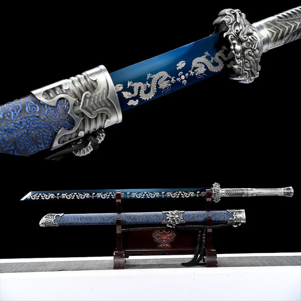assical Hand-Painted Dragon Knife Series  4-Color Collection (Moon Dragon / Sky Dragon Slash / Black Gold Sky Dragon / Dragon Sweeps Thousand Troops)  Patented Design | Customizable Gift Knife
