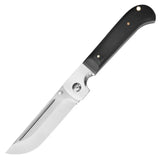 440C Stainless Steel Folding Knife  Ebony Wood Handle | 9.8cm Blade | 68° Tip | 109cm Length | Box Packaging