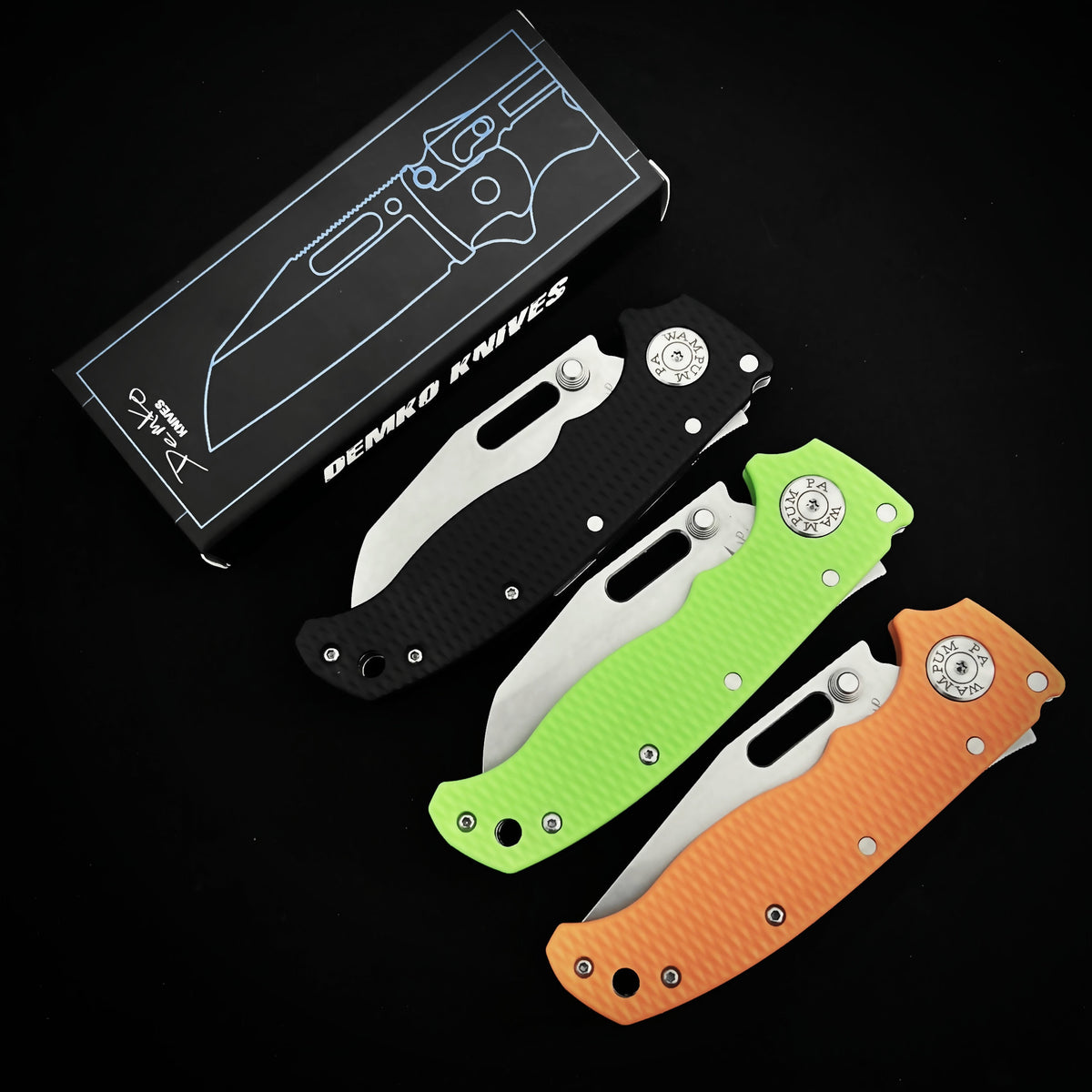 Stainless Steel Folding Knife  7.5cm Blade | 60° Tip | 108cm Handle | Box Packaging