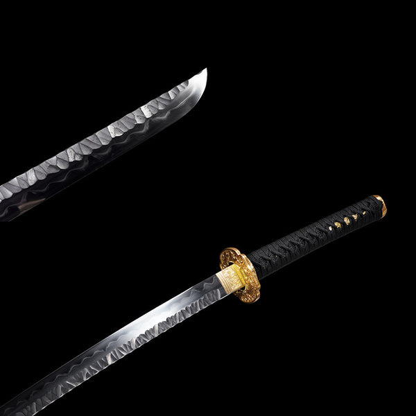 Japanese Hand-Painted Folding Knife ("Cuojin" Gold-Inlaid Edition)  Patented Design | Customizable Gift Knife