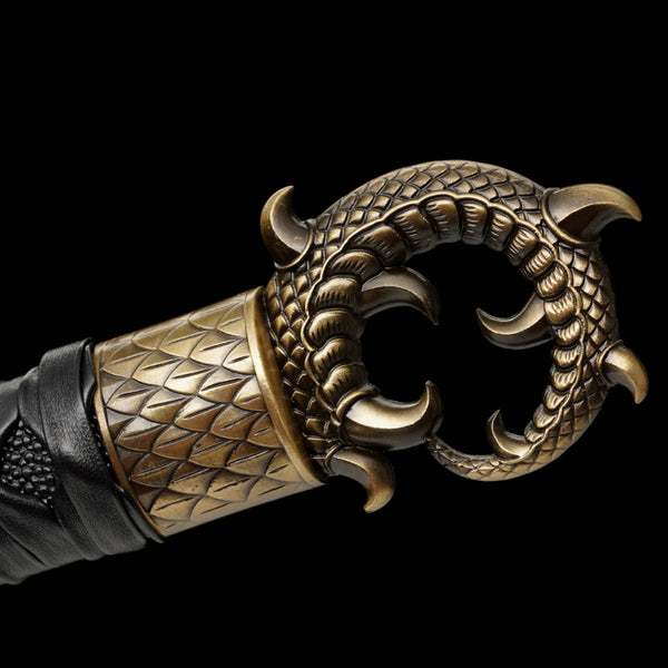 Handcrafted Classical Dragon Cane (Black Edition)  Patented Design | Collectible Personal Gift