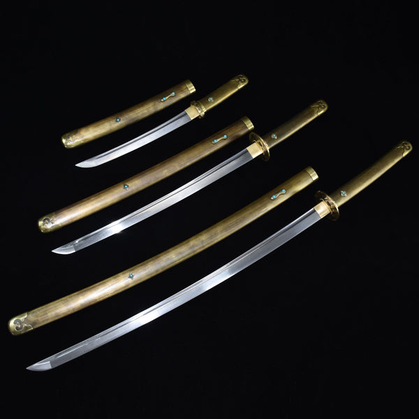 Hand-Forged Pattern Steel Sword  "Fire Dragon" | Modern Minimalist | 3 Sizes | Gift for All Occasions