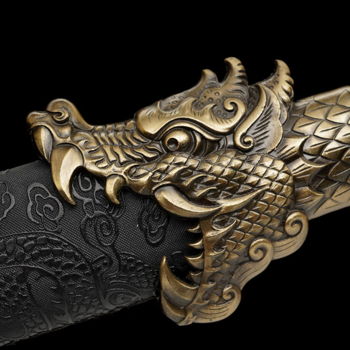 Handcrafted Classical Dragon Cane (Black Edition)  Patented Design | Collectible Personal Gift