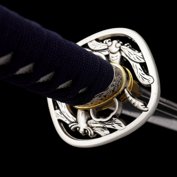 Japanese Hand-Painted Folding Knife ("Qingting" Dragonfly Edition)  Patented Design | Customizable Gift Knife