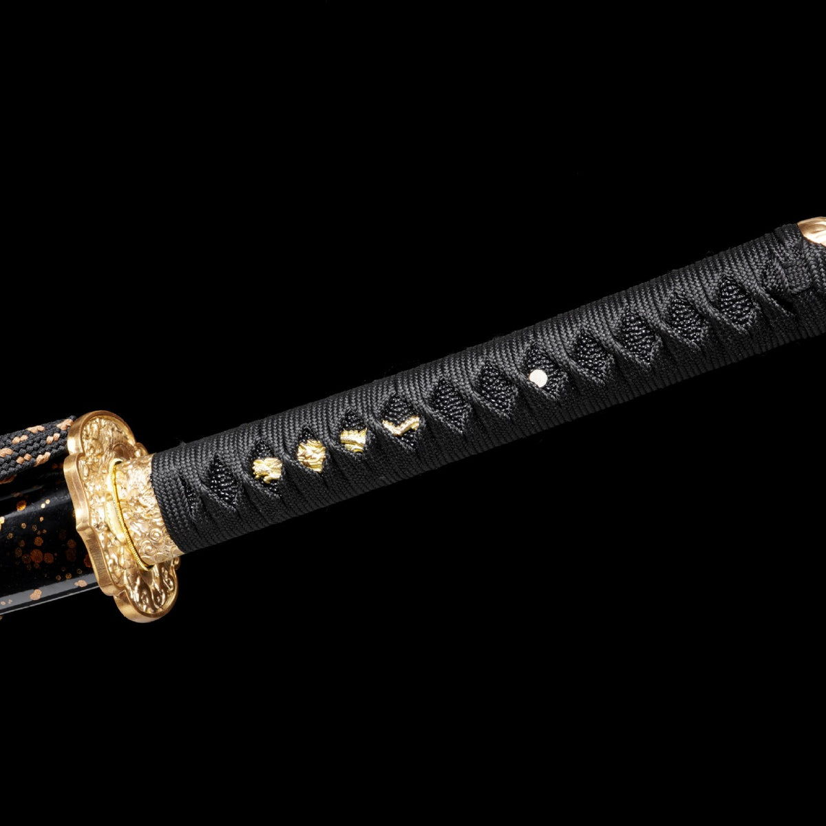 Japanese Hand-Painted Folding Knife ("Cuojin" Gold-Inlaid Edition)  Patented Design | Customizable Gift Knife