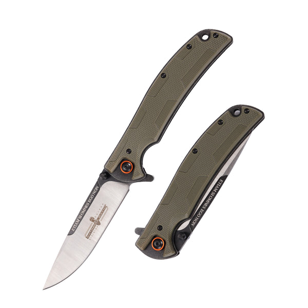 Adventure Folding Knife, Outdoor Self-Defense Folding Knife, Jungle Tactical Utility Knife, Fishing Tool