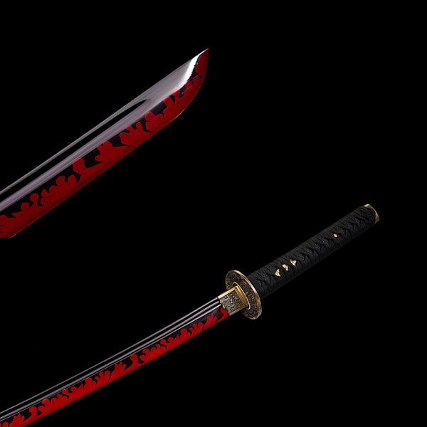 Japanese Hand-Painted Folding Knife ("Shisha" Slayer Edition)  Patented Design | Customizable Gift Knife