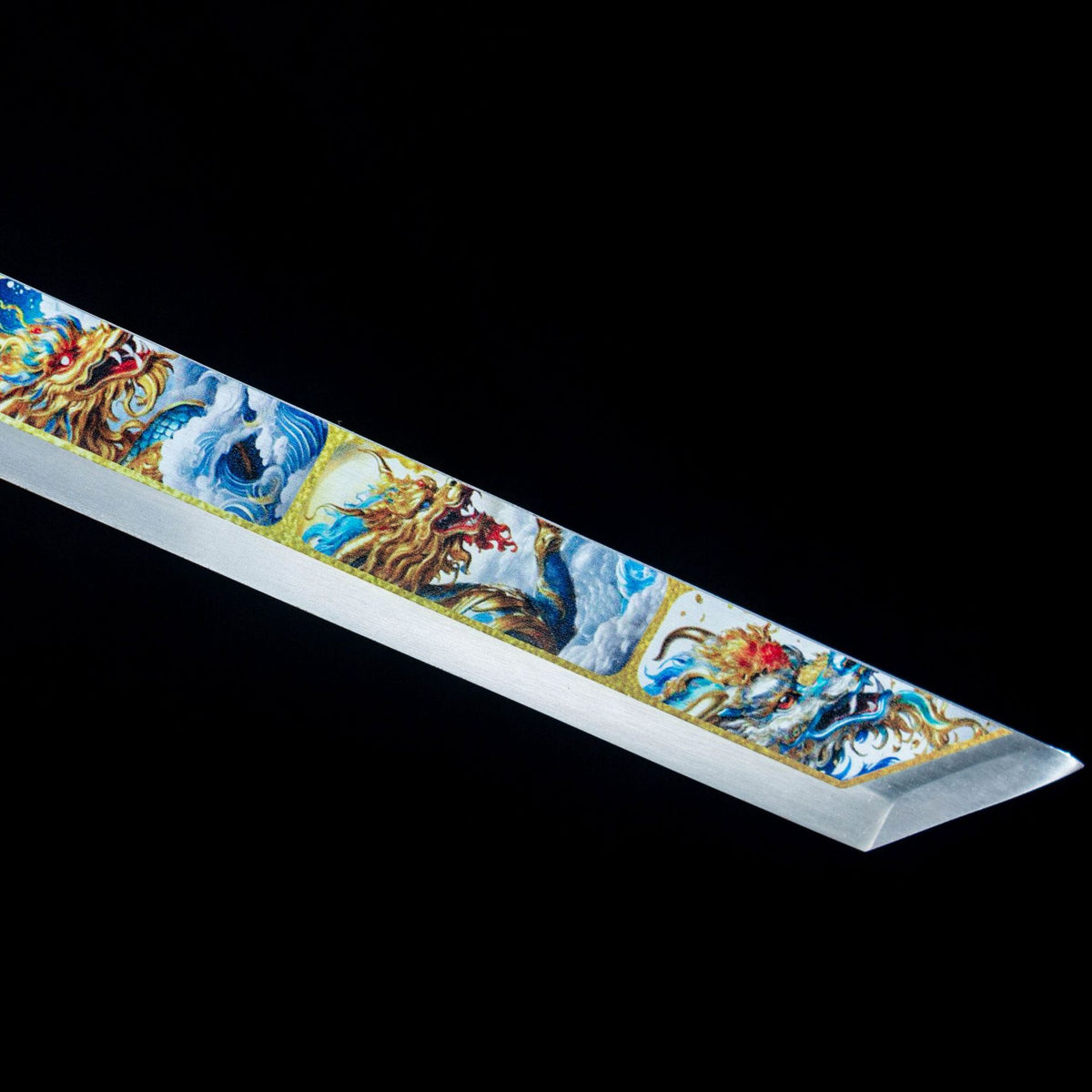 Hand-Forged High-Manganese Steel Longquan Sword  "Fire Dragon" | Two Packaging Options | Premium Business Gift