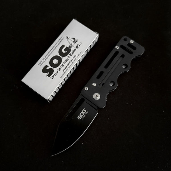Stainless Steel Folding Knife  65cm Blade | 30° Tip | Steel Handle | 90cm Length | Box Packaging