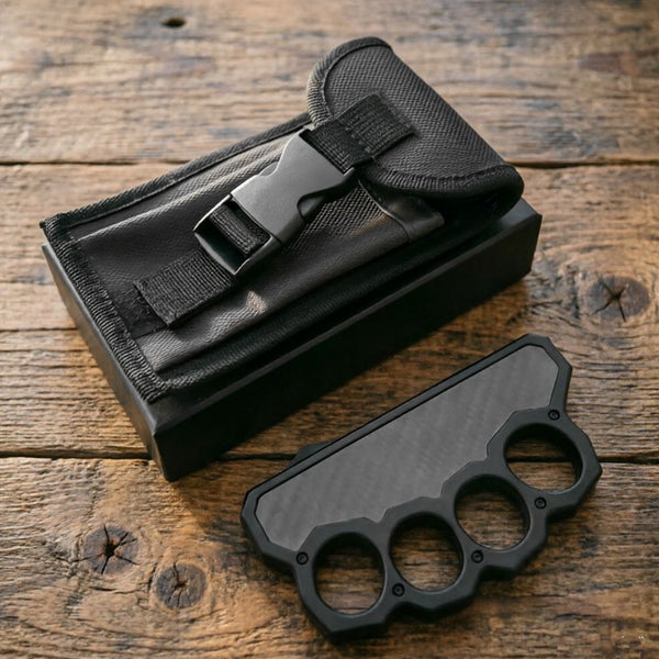 Zinc Alloy Handle Tool  Black Carbon Fiber Dual-R Design | 145cm Length | Box Packaging