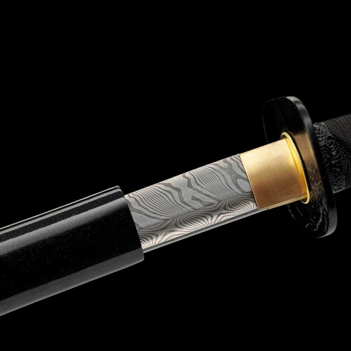 Japanese Hand-Painted Folding Knife (Black Edition)  Patented Design | Customizable Gift Knife
