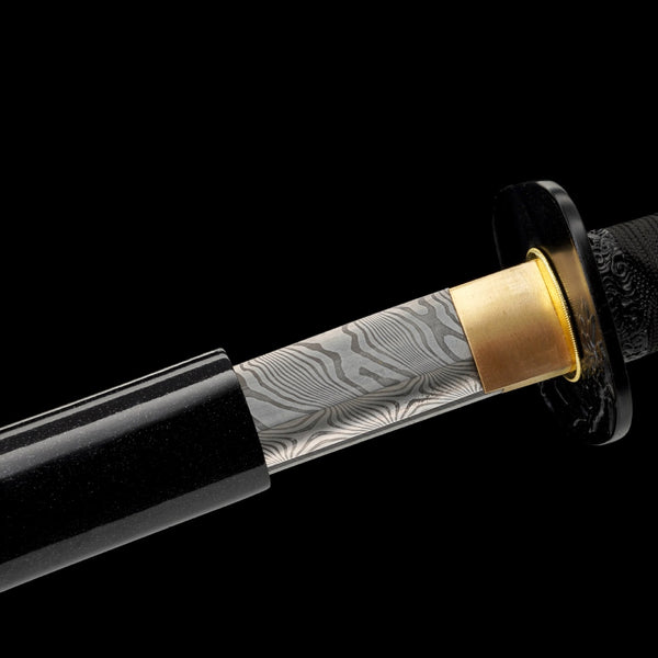 Japanese Hand-Painted Folding Knife (Black Edition)  Patented Design | Customizable Gift Knife