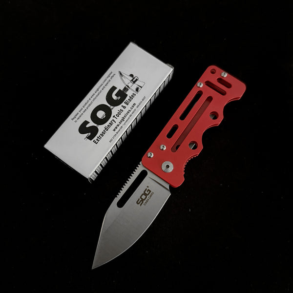 Stainless Steel Folding Knife  65cm Blade | 30° Tip | Steel Handle | 90cm Length | Box Packaging