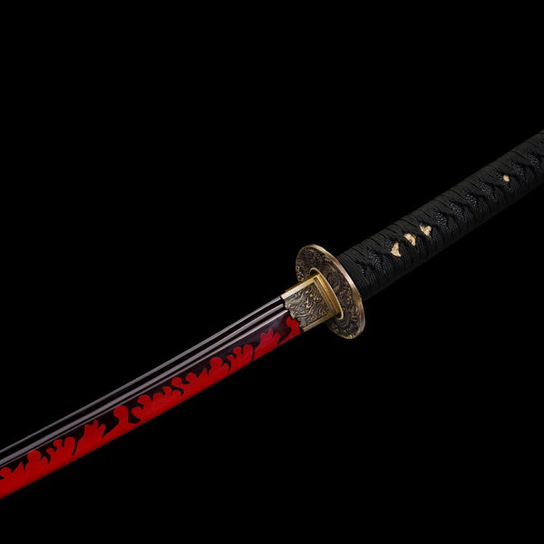 Japanese Hand-Painted Folding Knife ("Shisha" Slayer Edition)  Patented Design | Customizable Gift Knife