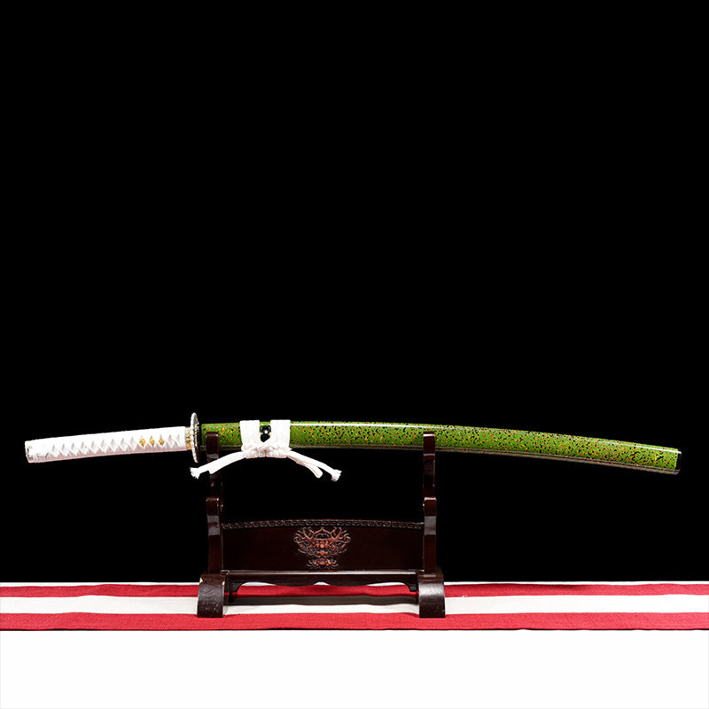 Japanese Hand-Painted Folding Knife ("Lu Qianqiu" Evergreen Edition)  Patented Design | Customizable Gift Knife