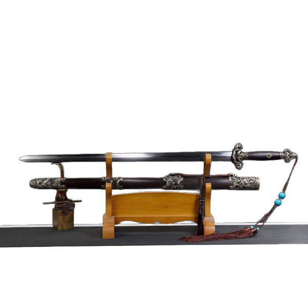 Hand-Forged Sanmai (Three-Layer) Laminated Steel Sword  "Fire Dragon" | Chinese Style | Gift Box Packaging | Personal Gift for All Occasions & Relationships