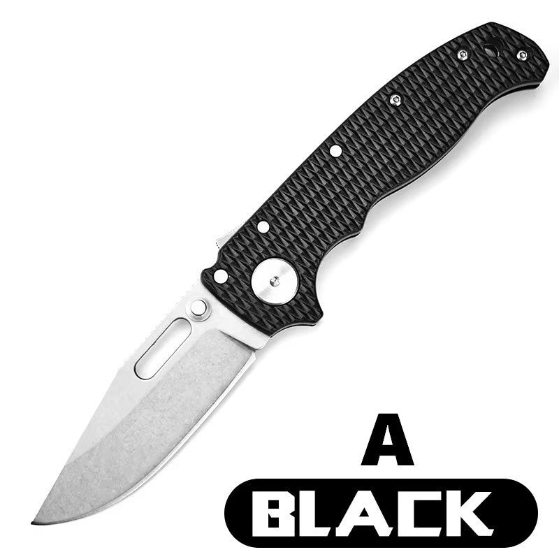 Stainless Steel Folding Knife  7.5cm Blade | 60° Tip | 108cm Handle | Box Packaging