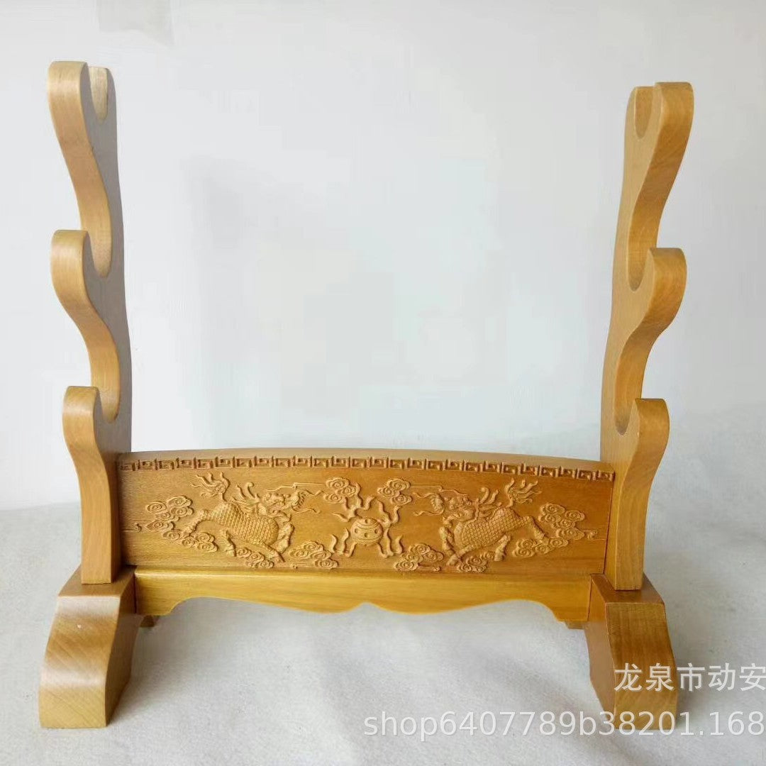 Hand-Carved Wooden Art Panel  "Fire Dragon" | Traditional Chinese Craft | Multi-Design & Multi-Layer | Gift for All Occasions