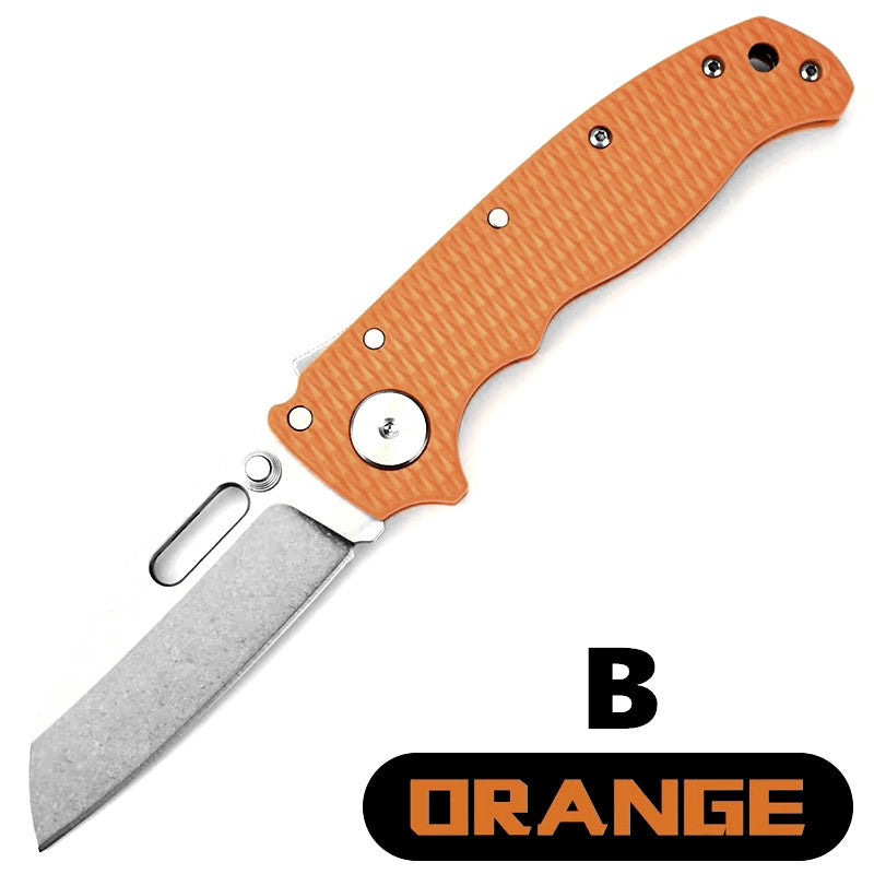 Stainless Steel Folding Knife  7.5cm Blade | 60° Tip | 108cm Handle | Box Packaging