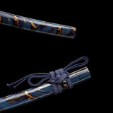 Japanese Hand-Painted Folding Knife (