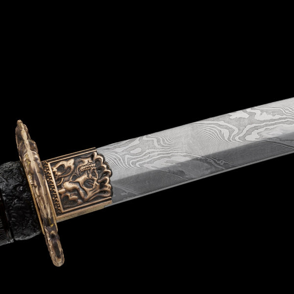 Japanese Hand-Painted Folding Knife ("Doulong" Dragon-Fighter Edition)  Patented Design | Customizable Gift Knife