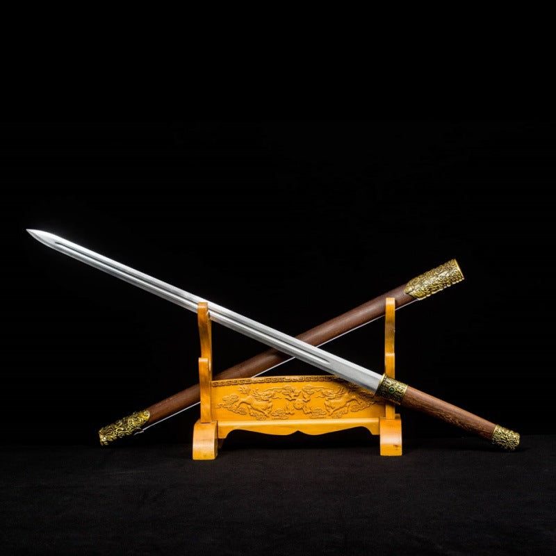 Hand-Forged High-Manganese Steel Tang Dynasty Sword  "Fire Dragon" | Chinese Style | Two Packaging Options | Personal Gift for All Occasions & Relationships
