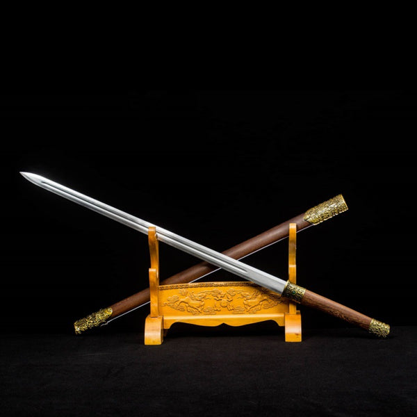 Hand-Forged High-Manganese Steel Tang Dynasty Sword  "Fire Dragon" | Chinese Style | Two Packaging Options | Personal Gift for All Occasions & Relationships