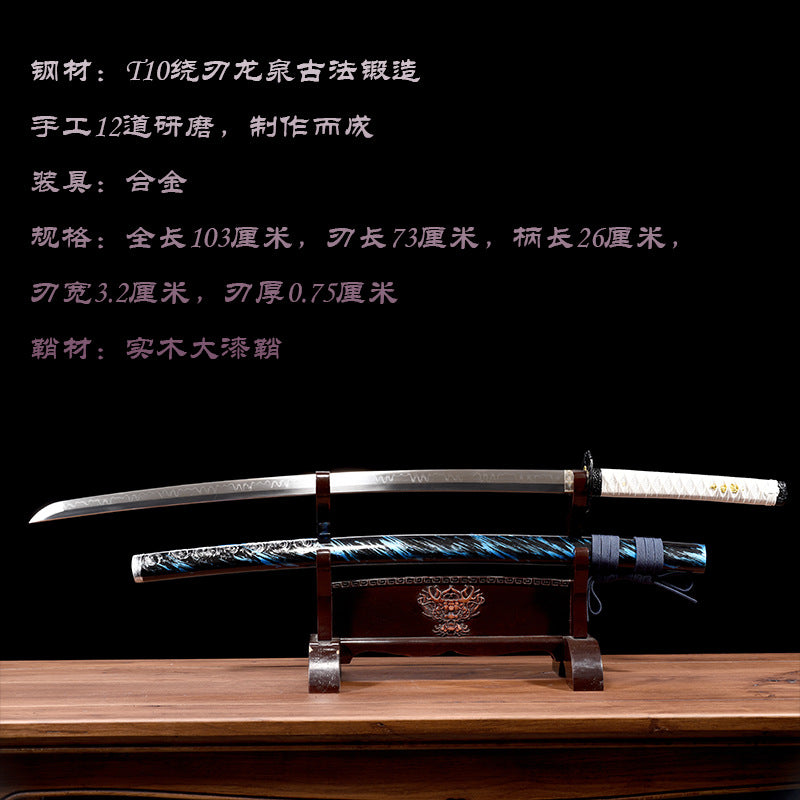 Japanese Hand-Painted Folding Knife ("Tsushima" Island Edition)  Patented Design | Customizable Gift Knife