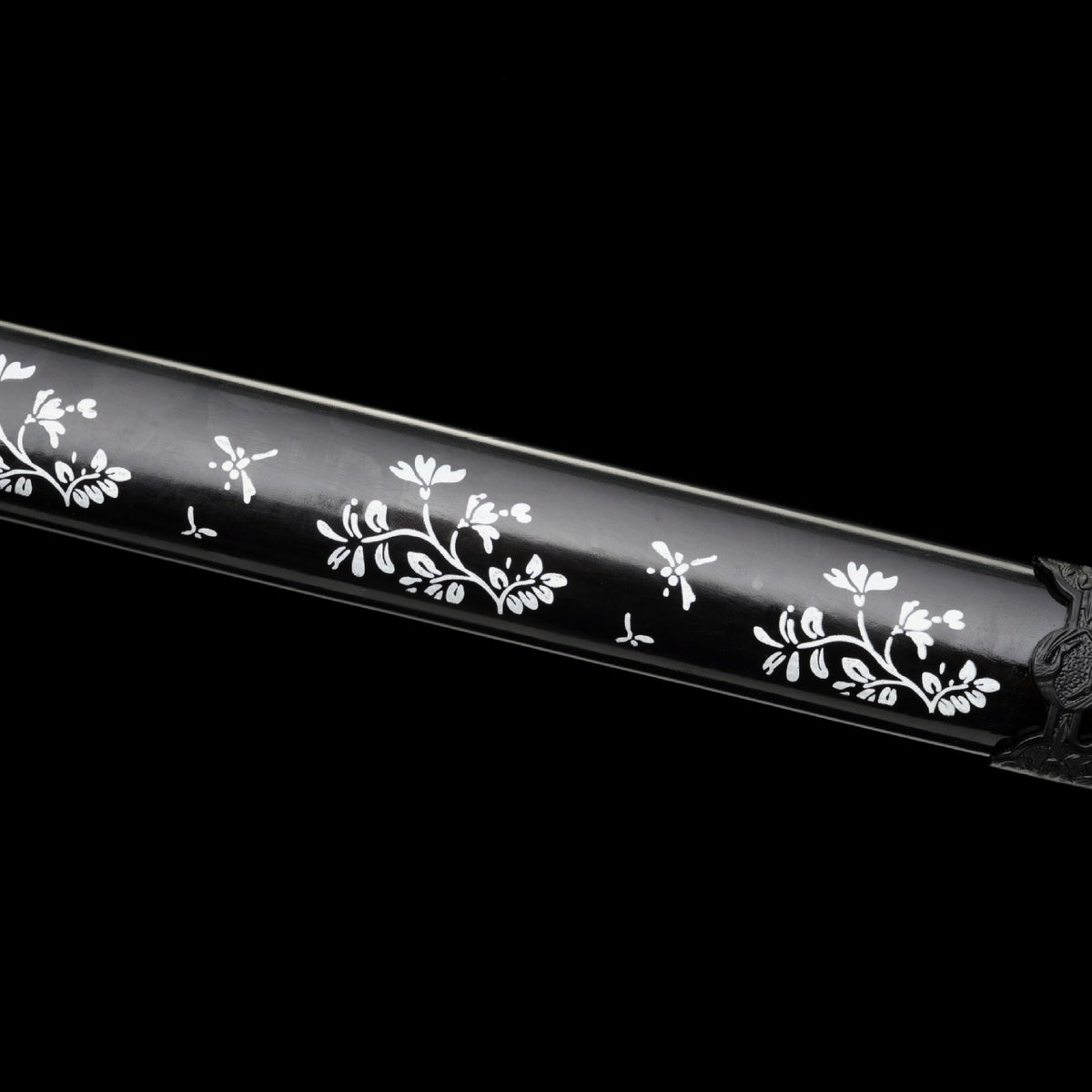 Japanese Hand-Painted Folding Knife ("Xueyingwen" Snow-Sakura Pattern Edition)  Patented Design | Customizable Gift Knife