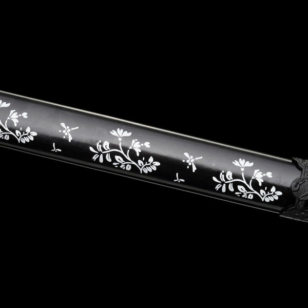 Japanese Hand-Painted Folding Knife ("Xueyingwen" Snow-Sakura Pattern Edition)  Patented Design | Customizable Gift Knife