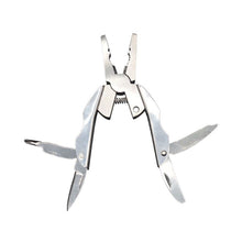 Multi-Function Folding Knife-Pliers  5-in-1 with Screwdriver Bits, 2Cr13 Steel, 11.3cm, Portable, for Outdoor Camping & Car Use