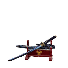 Japanese Hand-Painted Folding Knife ("Lanying" Blue Eagle Edition)  Patented Design | Customizable Gift Knife