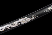 Japanese Hand-Painted Folding Knife ("White Dragon Samurai" Edition)  Patented Design | Customizable Gift Knife