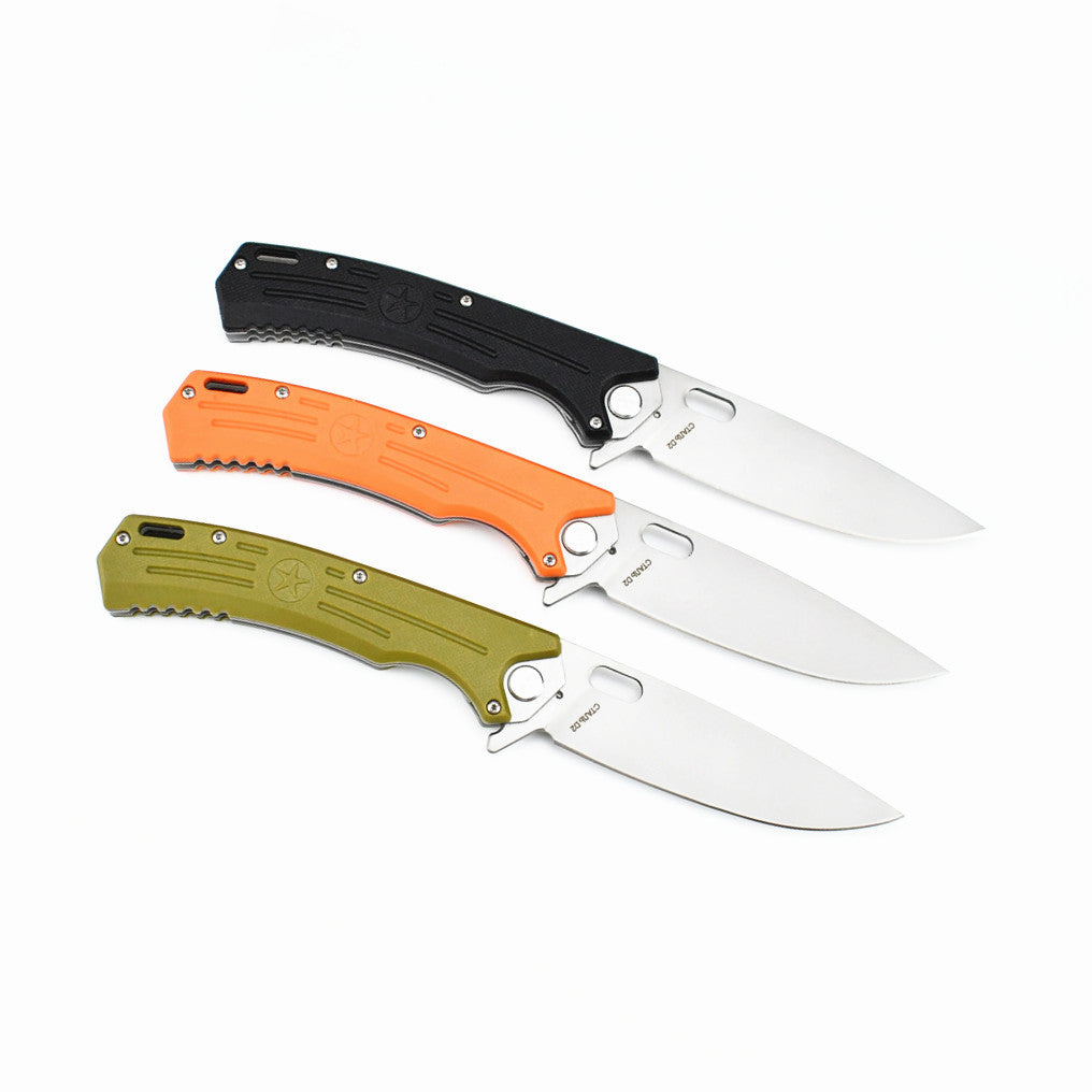 Nylon-Handled Folding Knife  9.5cm Blade | 60° Tip | Five-Star Brand | 108cm Handle | Box Packaging