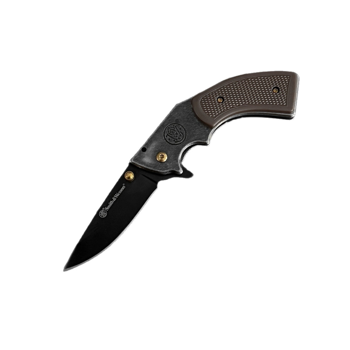 ABS-Handled Folding Knife  7cm Steel Blade | 60° Tip | 90cm Handle | Color Box Packaging