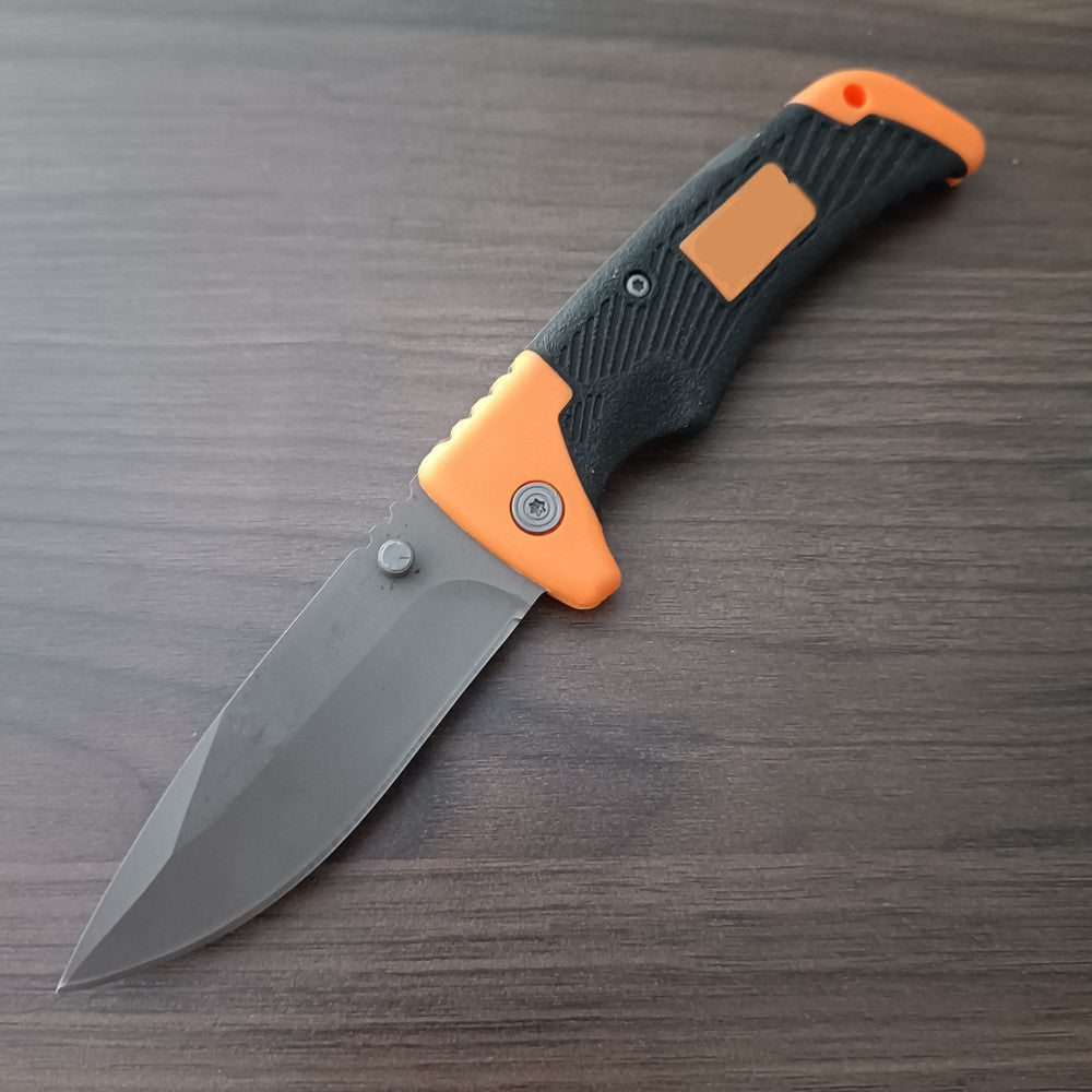 440C Stainless Steel Folding Knife  9.5cm Blade | 60° Tip | Injection-Molded Handle | Color Box Packaging