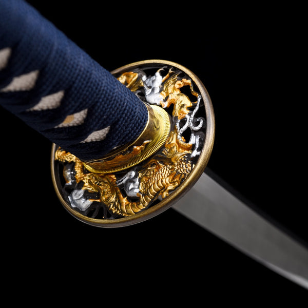 Japanese Hand-Painted Folding Knife ("Kuanglong" Fierce Dragon Edition)  Patented Design | Customizable Gift Knife