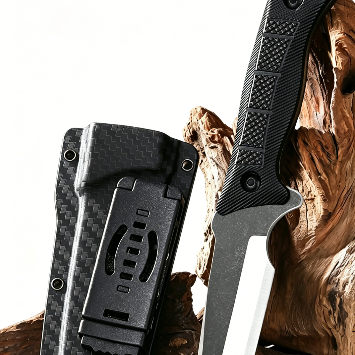 Ultra Sharp High Hardness Small Fixed Blade Knife, Compact Tactical Straight Knife for Wilderness Survival, Camping, Barbecue Meat Cutting, Outdoor Carry