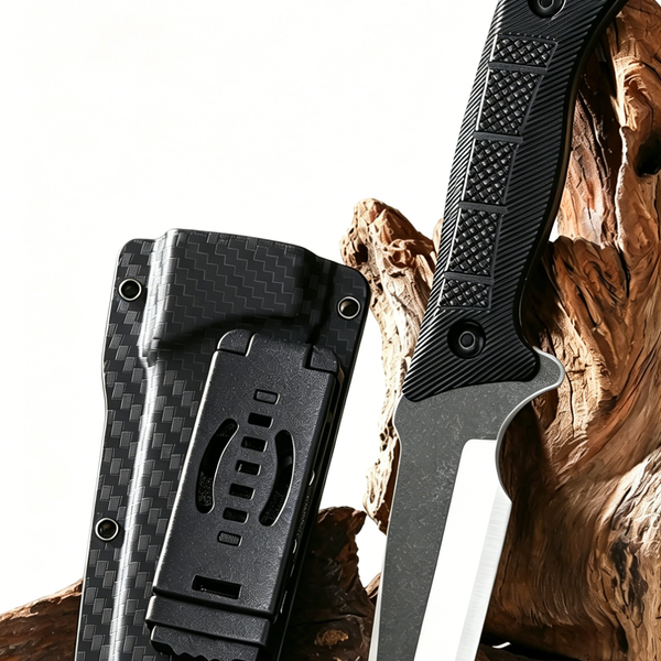 Ultra Sharp High Hardness Small Fixed Blade Knife, Compact Tactical Straight Knife for Wilderness Survival, Camping, Barbecue Meat Cutting, Outdoor Carry