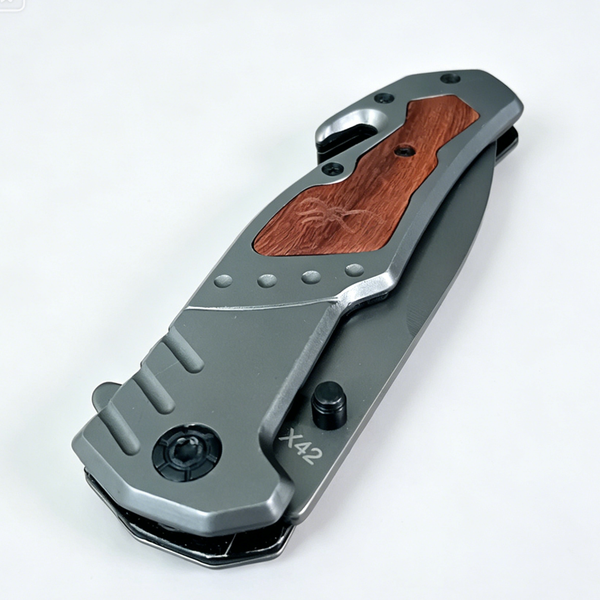 Factory Direct X42 Folding Tool – Compact Outdoor EDC, Stainless Steel, Unsharpened